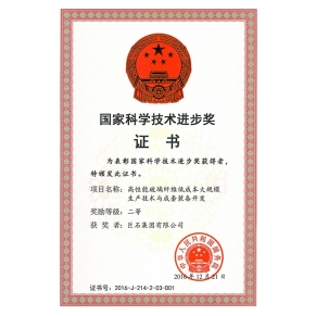 國(guó)家科技進(jìn)步二等獎(jiǎng)